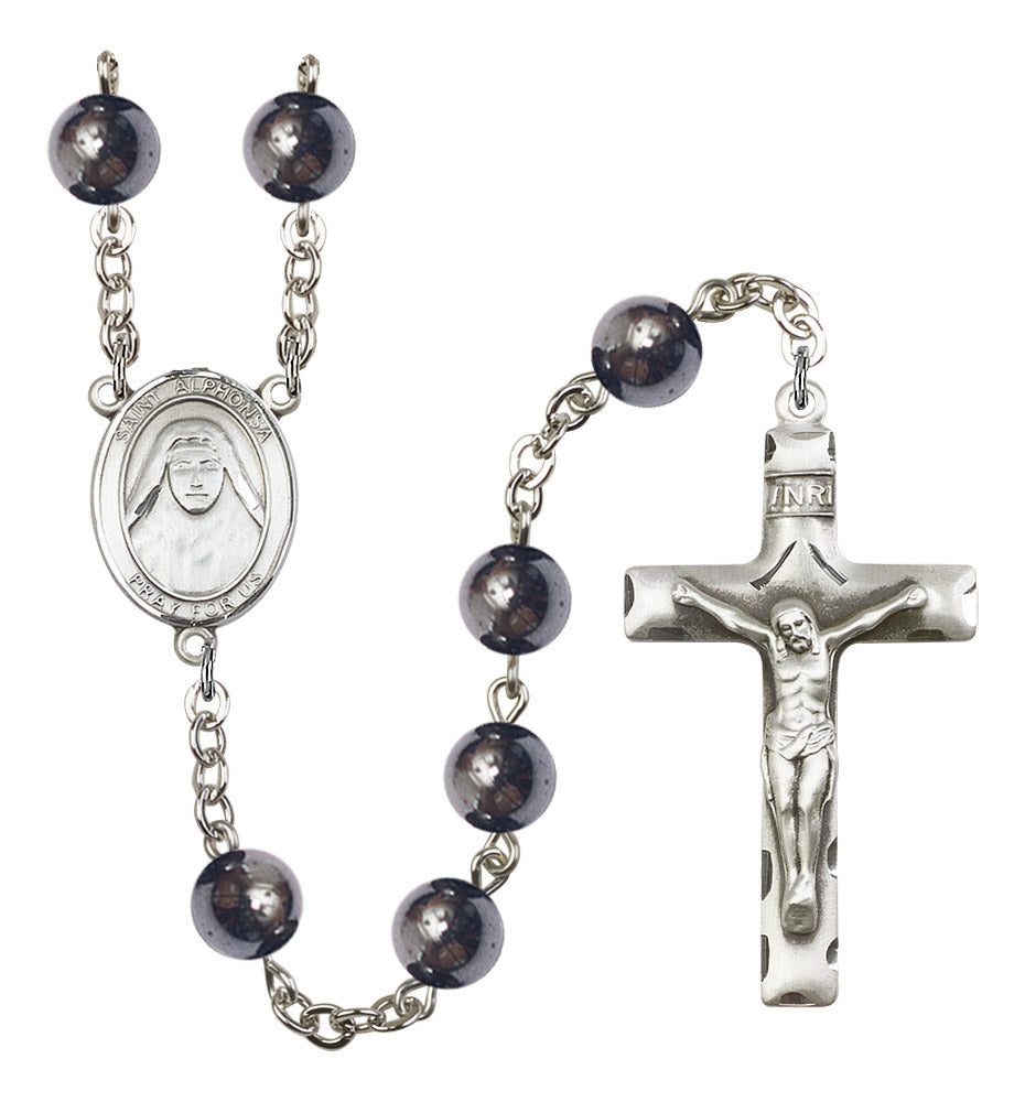 St. Alphonsa of India Rosary - 6 Bead Options (8406SS)