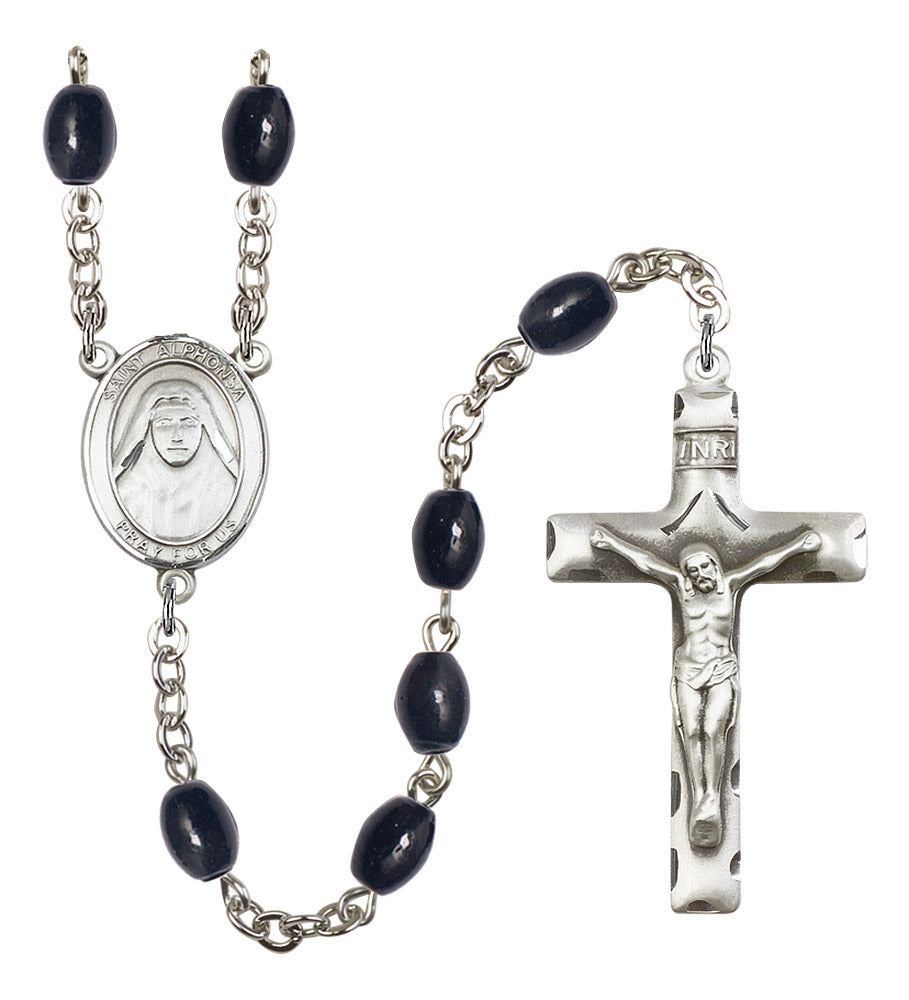 St. Alphonsa of India Rosary - 6 Bead Options (8406SS)