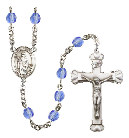 St. Amelia Rosary - 6MM Fire Polished Beads (8313SS)