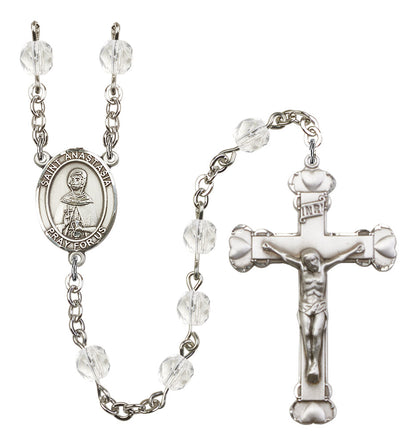 St. Anastasia Rosary - 6MM Fire Polished Beads (8213SS)