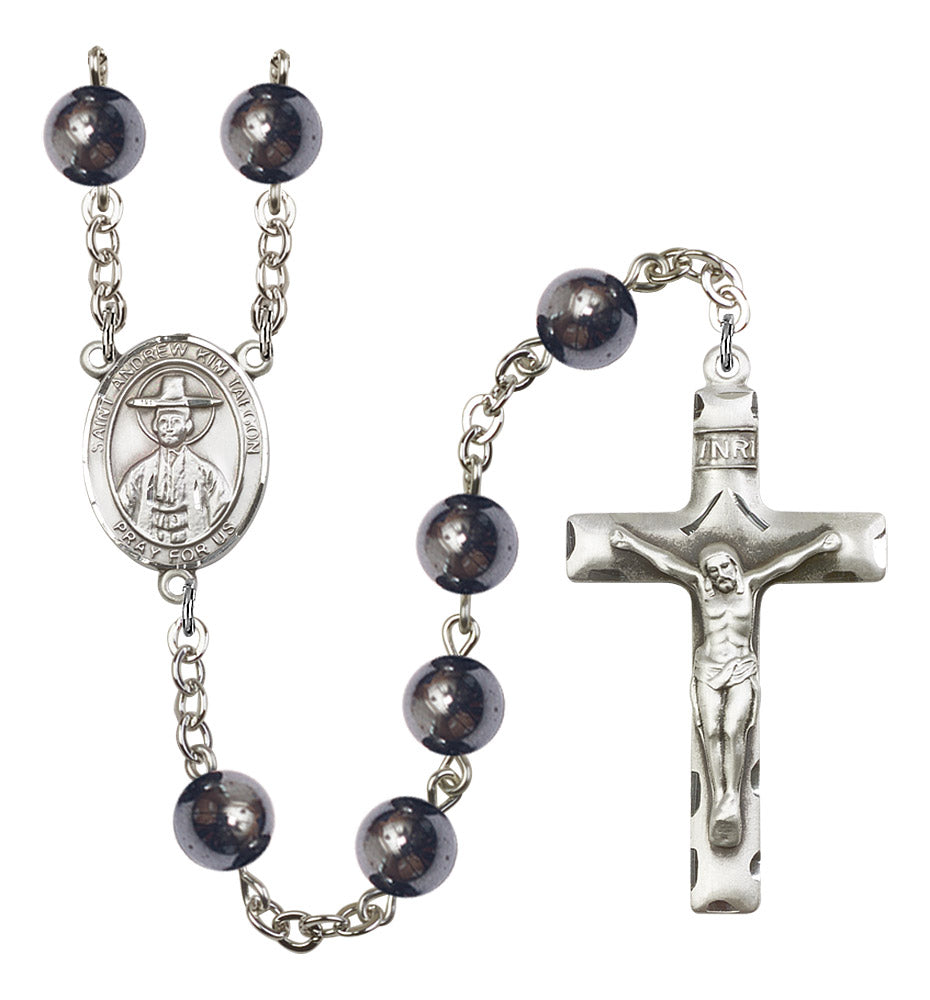 St. Andrew Kim Taegon Rosary - 6 Bead Options (8373SS)