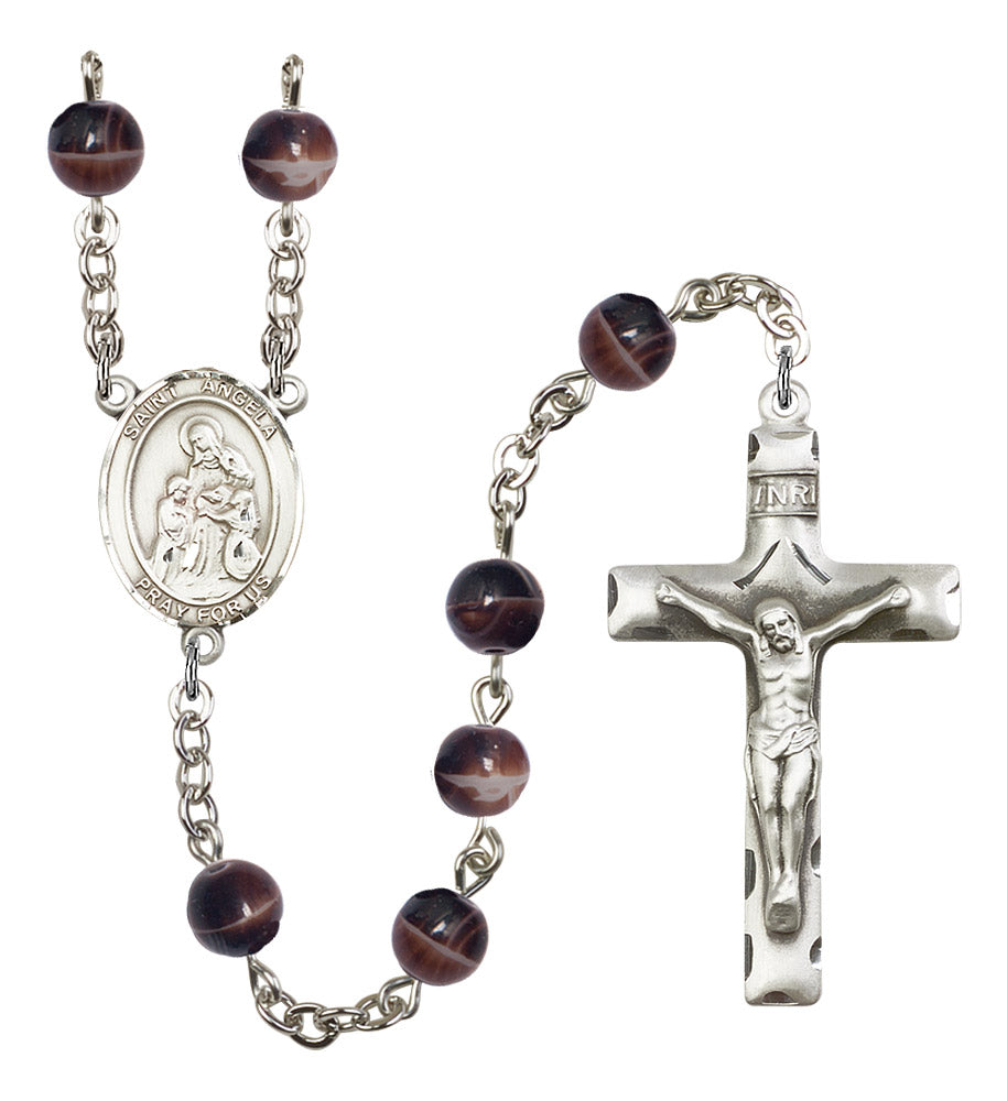 St. Angela Merici Rosary - 6 Bead Options (8284SS)