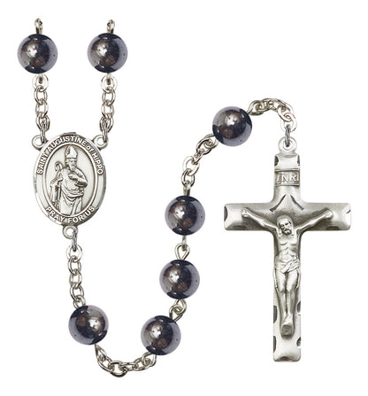 St. Augustine of Hippo Rosary - 6 Bead Options (8202SS)