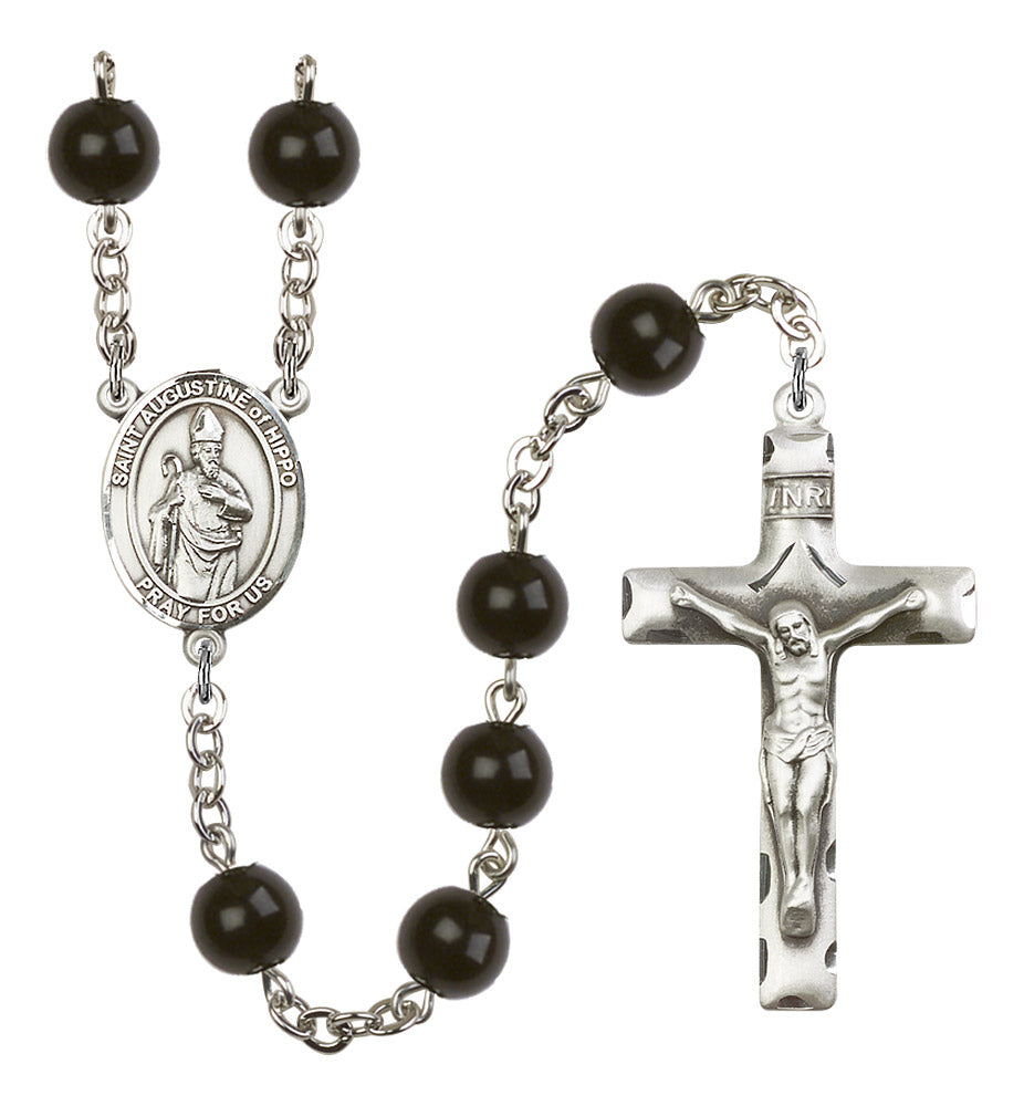 St. Augustine of Hippo Rosary - 6 Bead Options (8202SS)