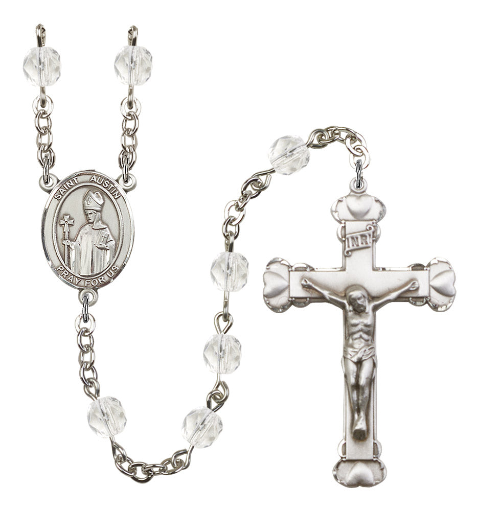 St. Austin Rosary - 6MM Fire Polished Beads (8256SS)