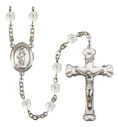 St. Barbara Rosary - 6MM Fire Polished Beads (8006SS)