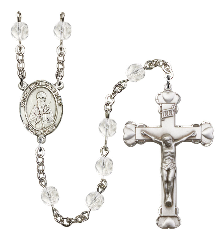 St. Basil The Great Rosary - 6MM Fire Polished Beads (8275SS)