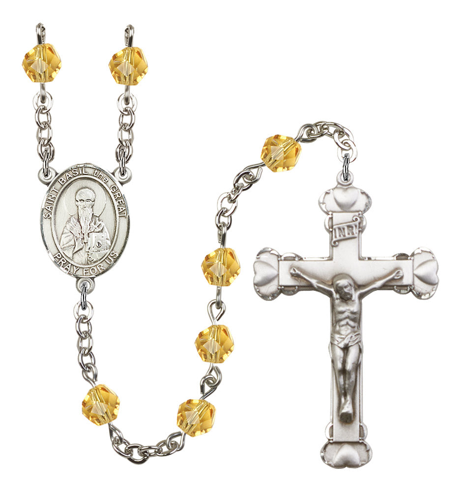 St. Basil The Great Rosary - 6MM Fire Polished Beads (8275SS)