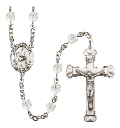 St. Bernadette Rosary - 6MM Fire Polished Beads (8017SS)