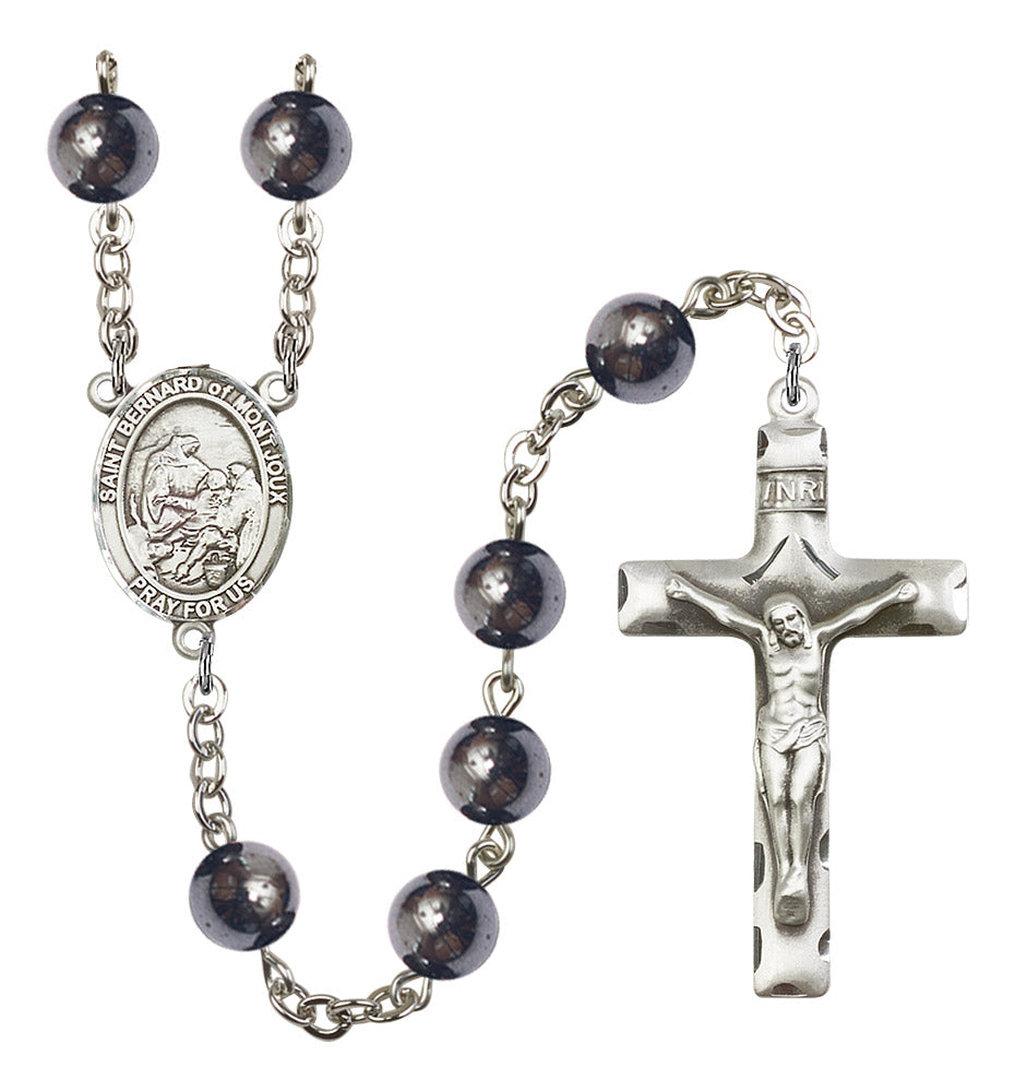 St. Bernard of Montjoux Rosary - 6 Bead Options (8264SS)
