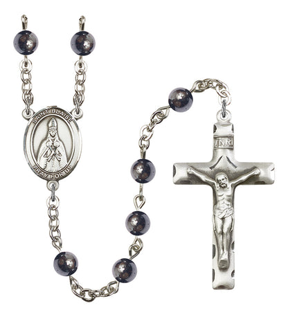 St. Blaise Rosary - 6 Bead Options (8010SS)