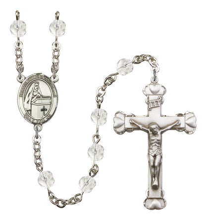 Blessed Emilie D'oultremont Rosary - 6MM Fire Polished Beads (8390SS)