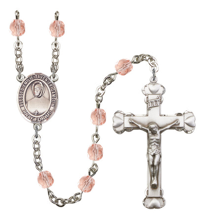 Blessed Emilie Tavernier Gamelin Rosary - 6MM Fire Polished Beads (8437SS)