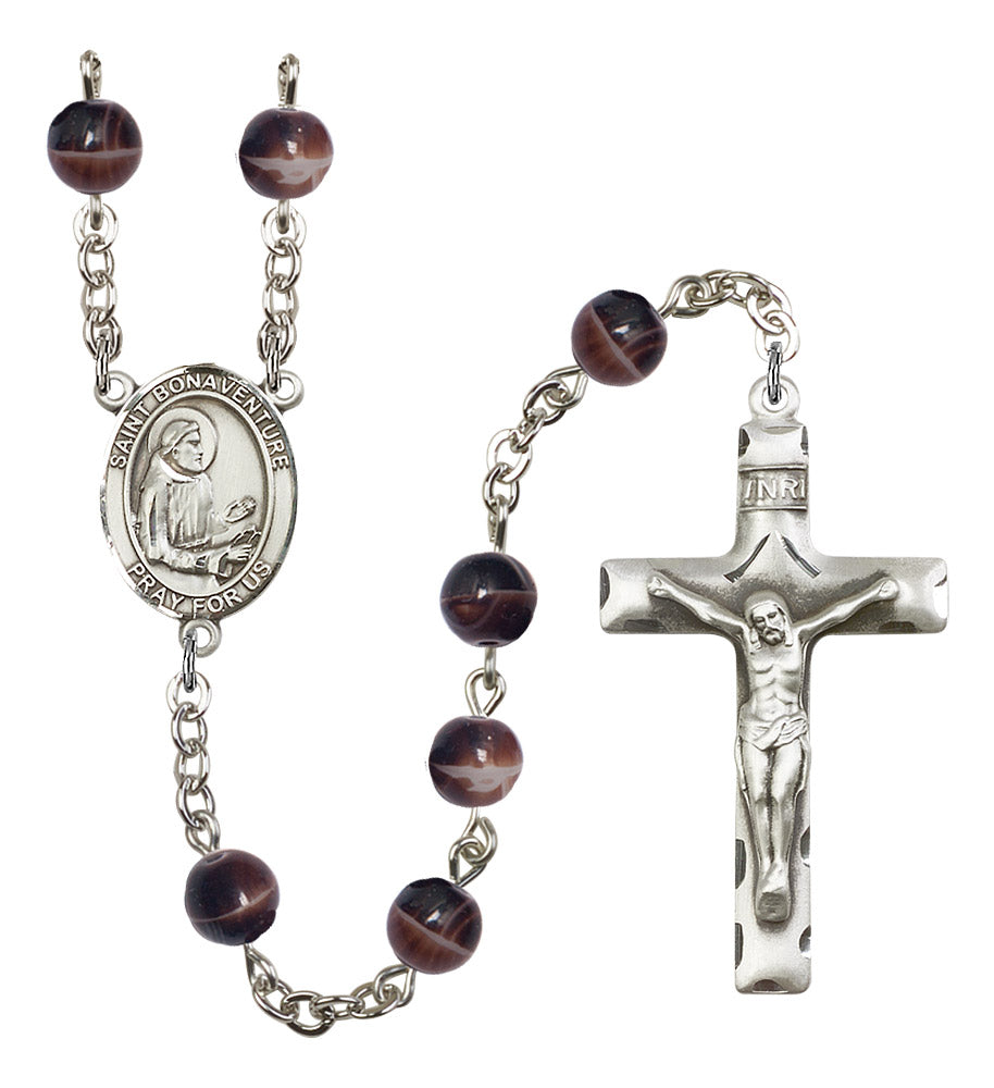 St. Bonaventure Rosary - 6 Bead Options (8085SS)