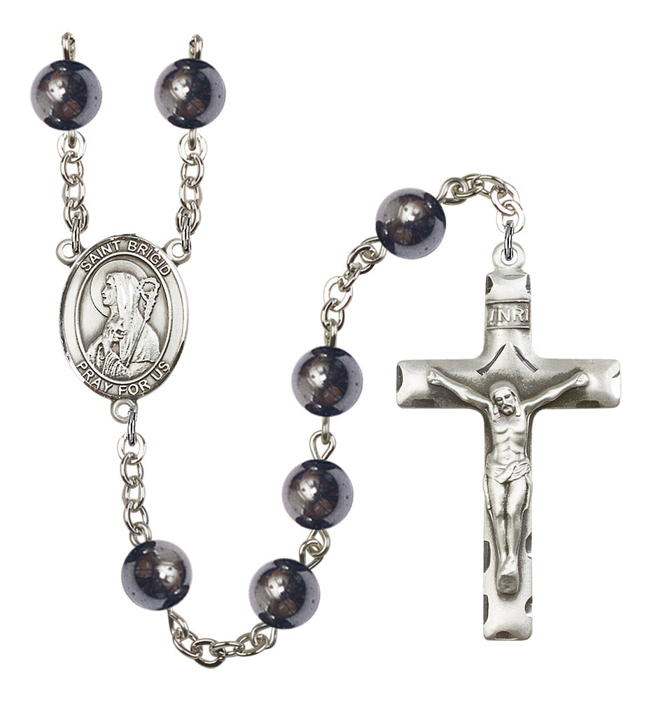 St. Brigid of Ireland Rosary - 6 Bead Options (8123SS)