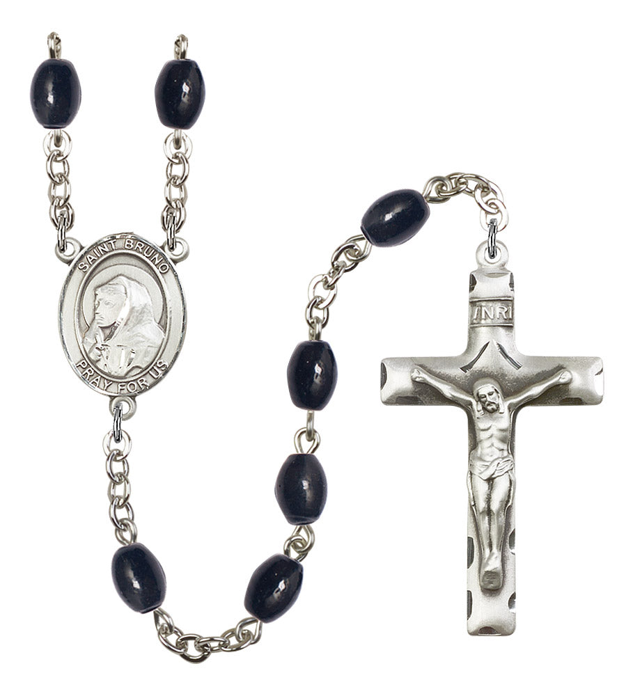 St. Bruno Rosary - 6 Bead Options (8270SS)