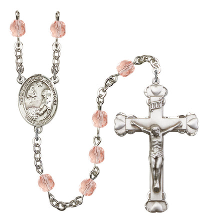 St. Catherine of Bologna Rosary - 6MM Fire Polished Beads (8354SS)