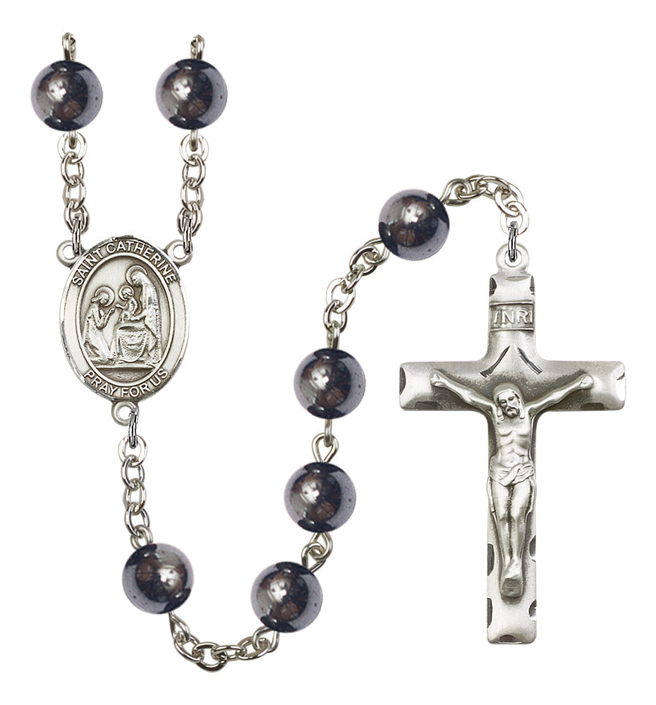 St. Catherine of Siena Rosary - 6 Bead Options (8014SS)