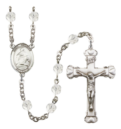 St. Charles Borromeo Rosary - 6MM Fire Polished Beads (8020SS)