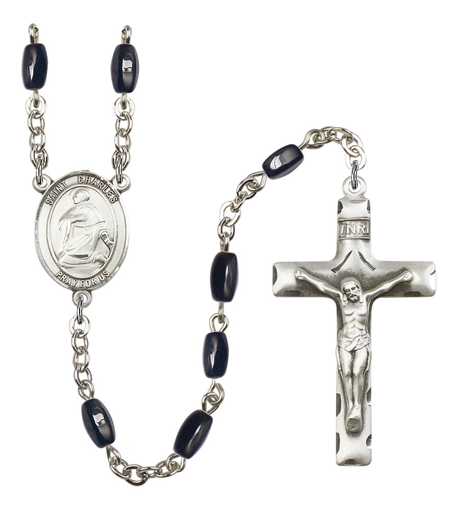 St. Charles Borromeo Rosary - 6 Bead Options (8020SS)
