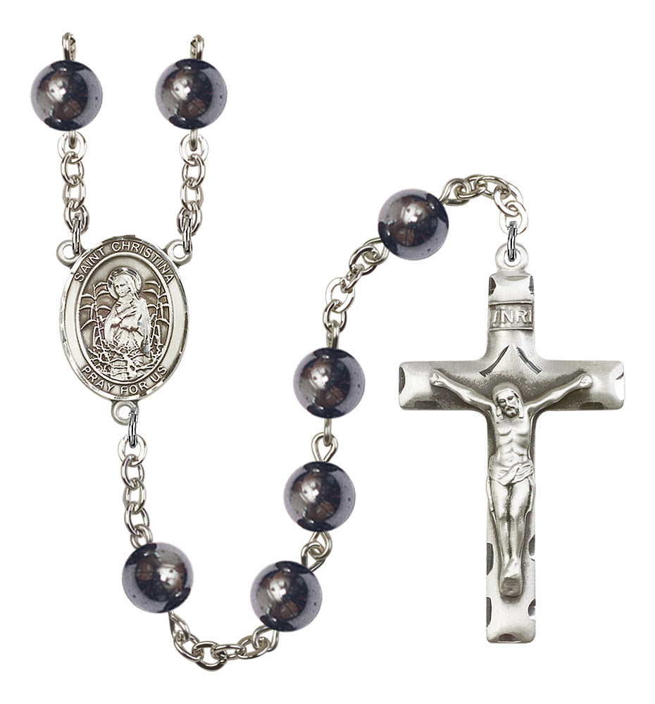 St. Christina The Astonishing Rosary - 6 Bead Options (8320SS)