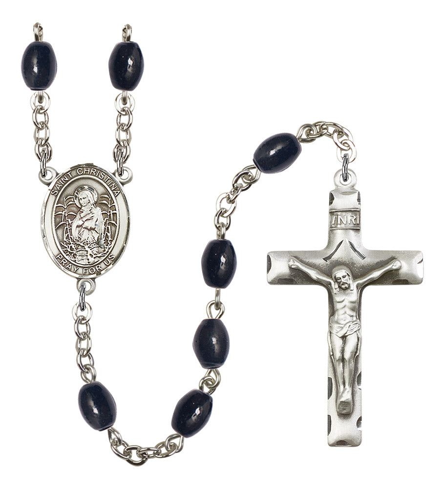 St. Christina The Astonishing Rosary - 6 Bead Options (8320SS)