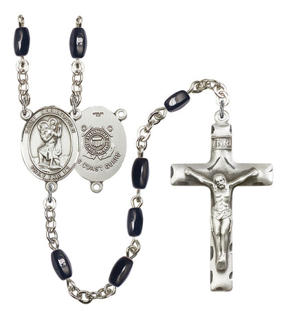 St. Christopher / Coast Guard Rosary - 6 Bead Options (8022S3SS)