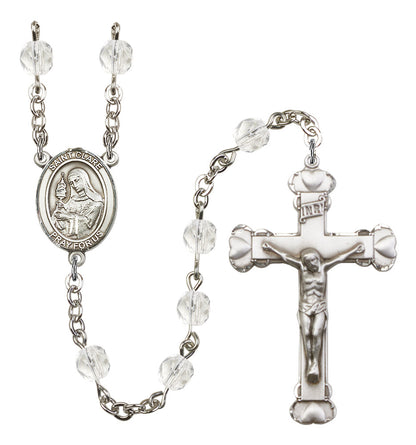 St. Clare of Assisi Rosary - 6MM Fire Polished Beads (8028SS)