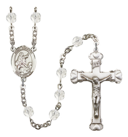 St. Colette Rosary - 6MM Fire Polished Beads (8268SS)