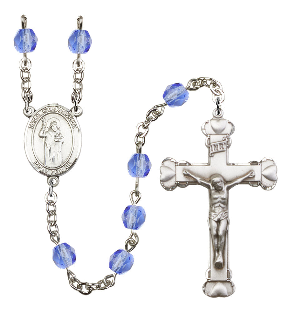 St. Columbkille Rosary - 6MM Fire Polished Beads (8399SS)