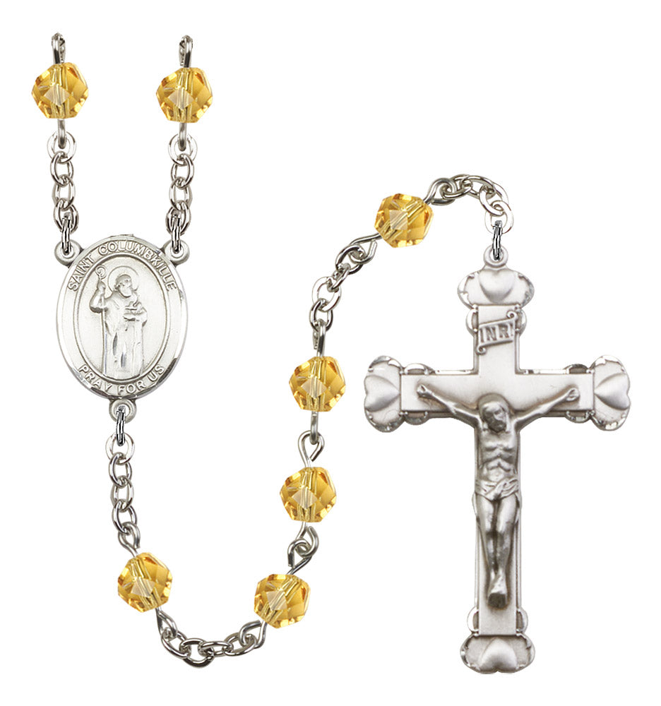St. Columbkille Rosary - 6MM Fire Polished Beads (8399SS)