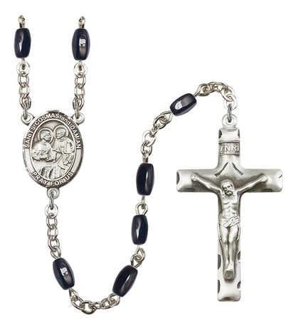 Sts. Cosmas & Damian Rosary - 6 Bead Options (8132SS)