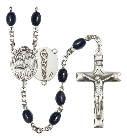 Sts. Cosmas & Damian / Doctors Rosary - 6 Bead Options (8132SS8)