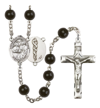 Sts. Cosmas & Damian / Doctors Rosary - 6 Bead Options (8132SS8)