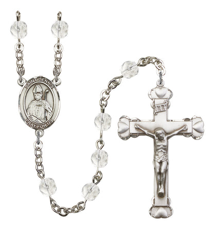 St. Dennis Rosary - 6MM Fire Polished Beads (8025SS)