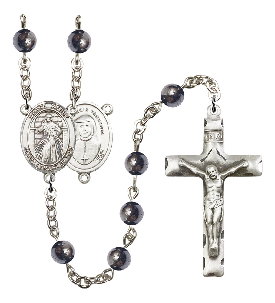 Divine Mercy Rosary - 6 Bead Options (8366SS)