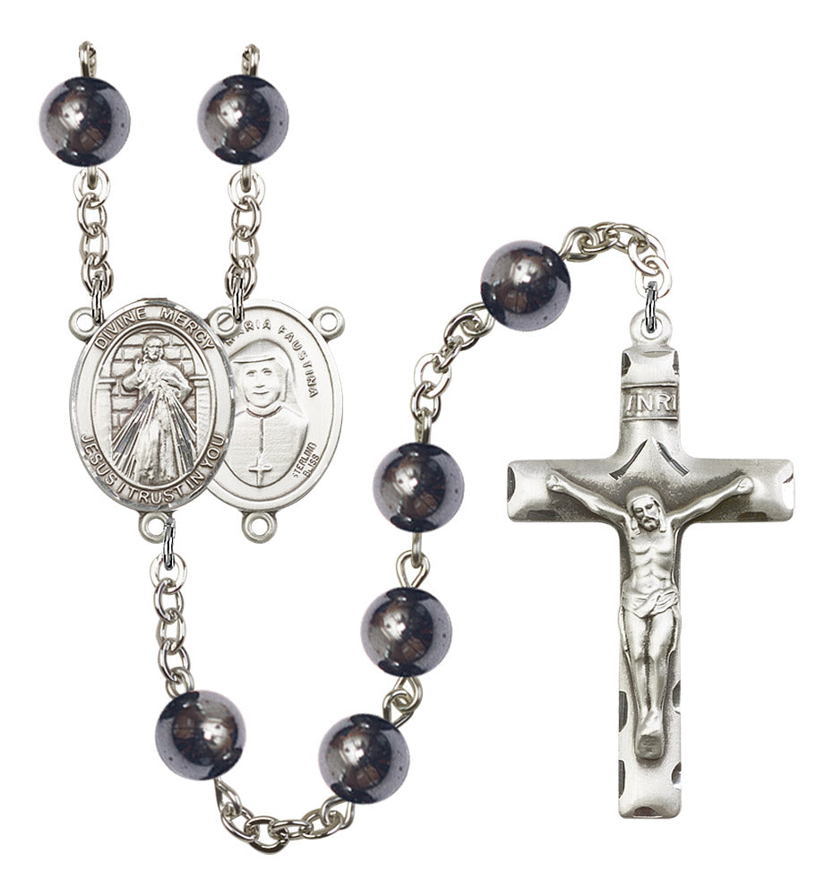Divine Mercy Rosary - 6 Bead Options (8366SS)