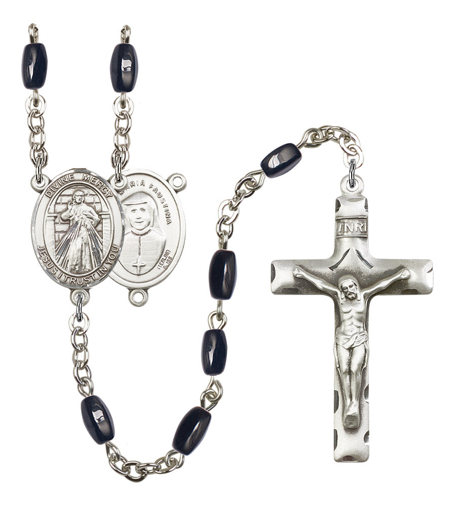 Divine Mercy Rosary - 6 Bead Options (8366SS)