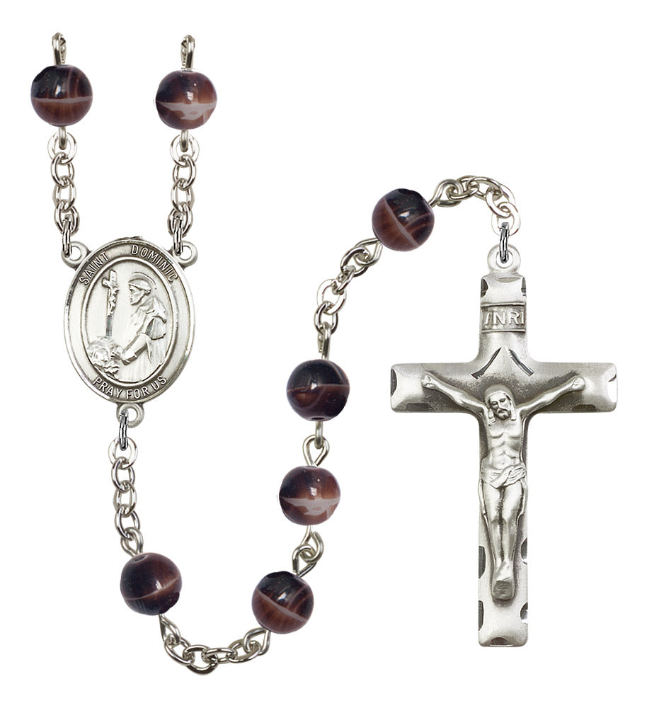 St. Dominic De Guzman Rosary - 6 Bead Options (8030SS)