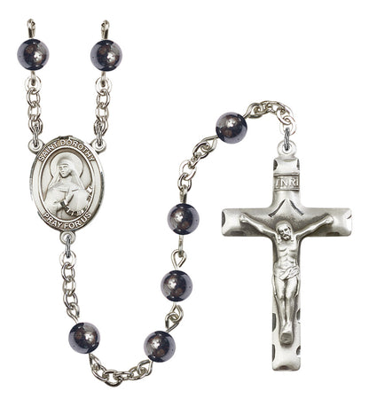 St. Dorothy Rosary - 6 Bead Options (8023SS)