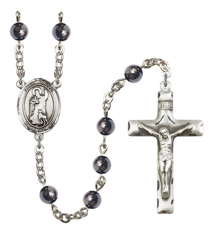 St. Drogo Rosary - 6 Bead Options (8386SS)