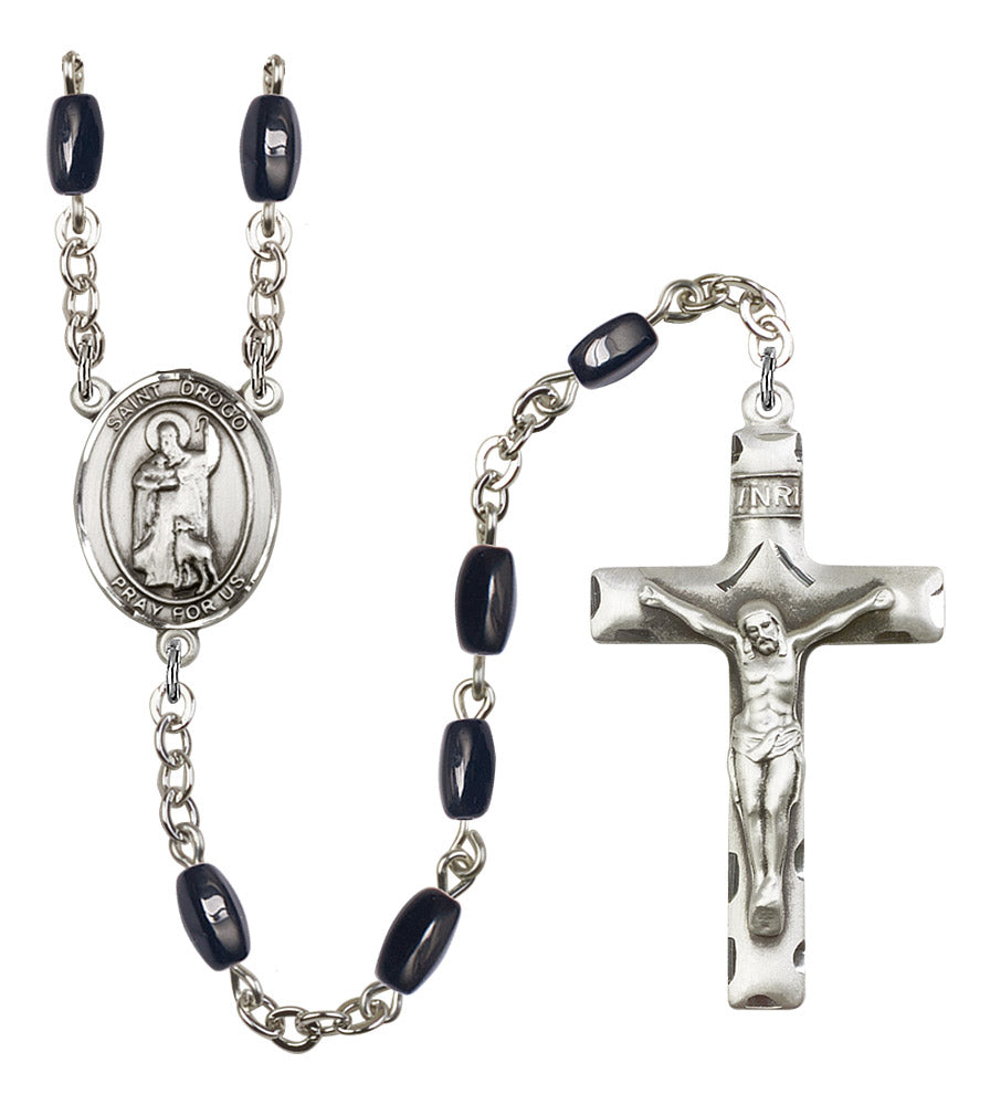 St. Drogo Rosary - 6 Bead Options (8386SS)