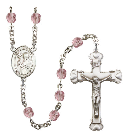St. Dunstan Rosary - 6MM Fire Polished Beads (8355SS)