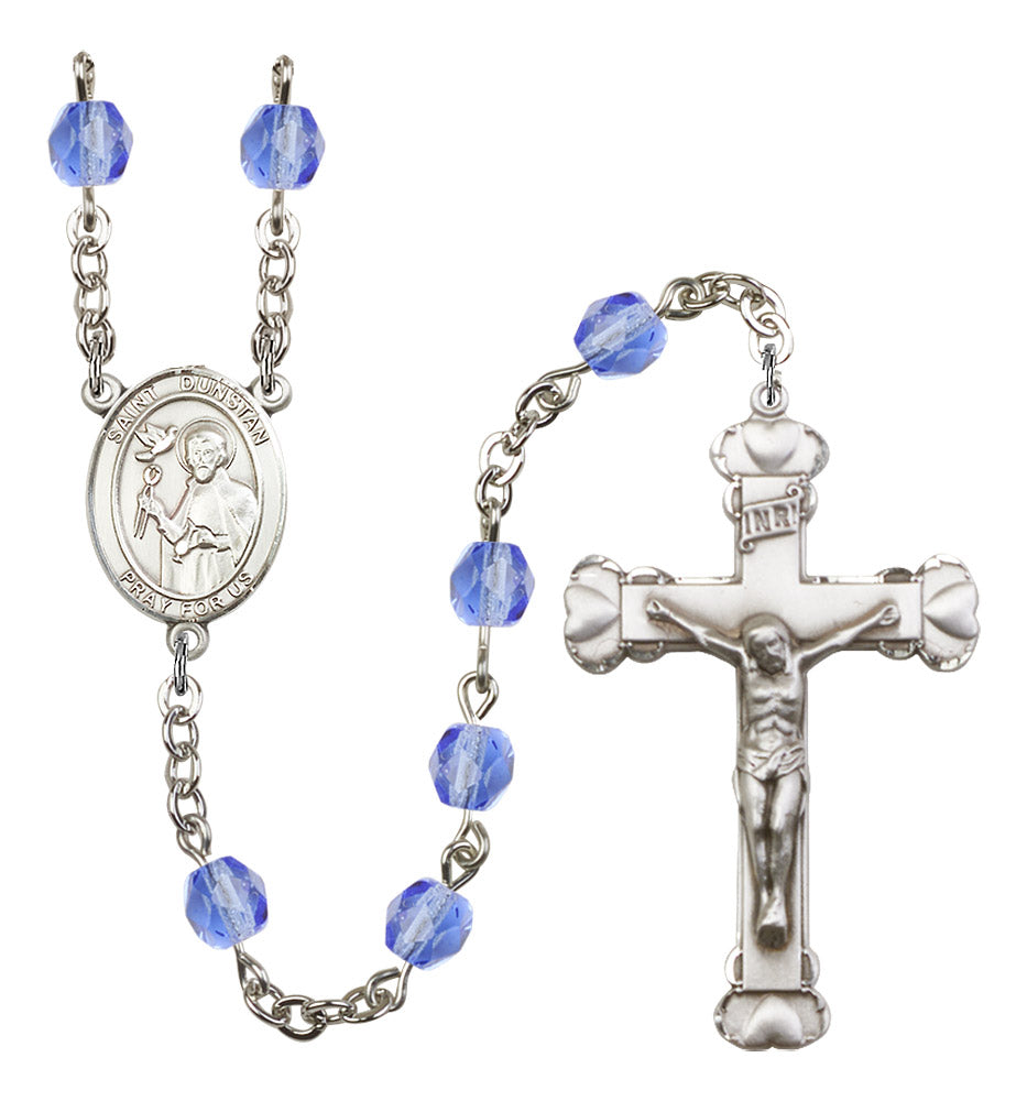 St. Dunstan Rosary - 6MM Fire Polished Beads (8355SS)