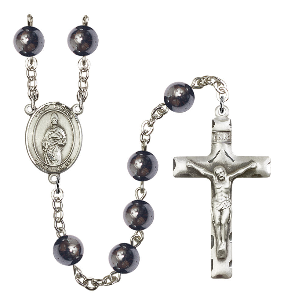 St. Eligius Rosary - 6 Bead Options (8402SS)
