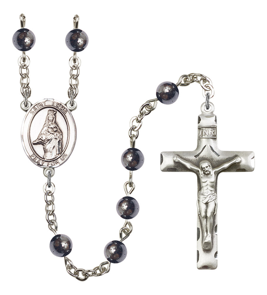 St. Emma Uffing Rosary - 6 Bead Options (8450SS)