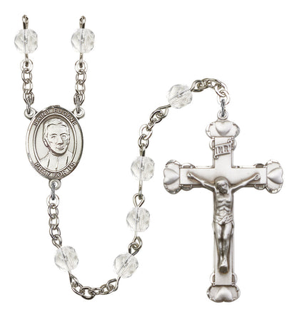 St. Eugene De Mazenod Rosary - 6MM Fire Polished Beads (8266SS)