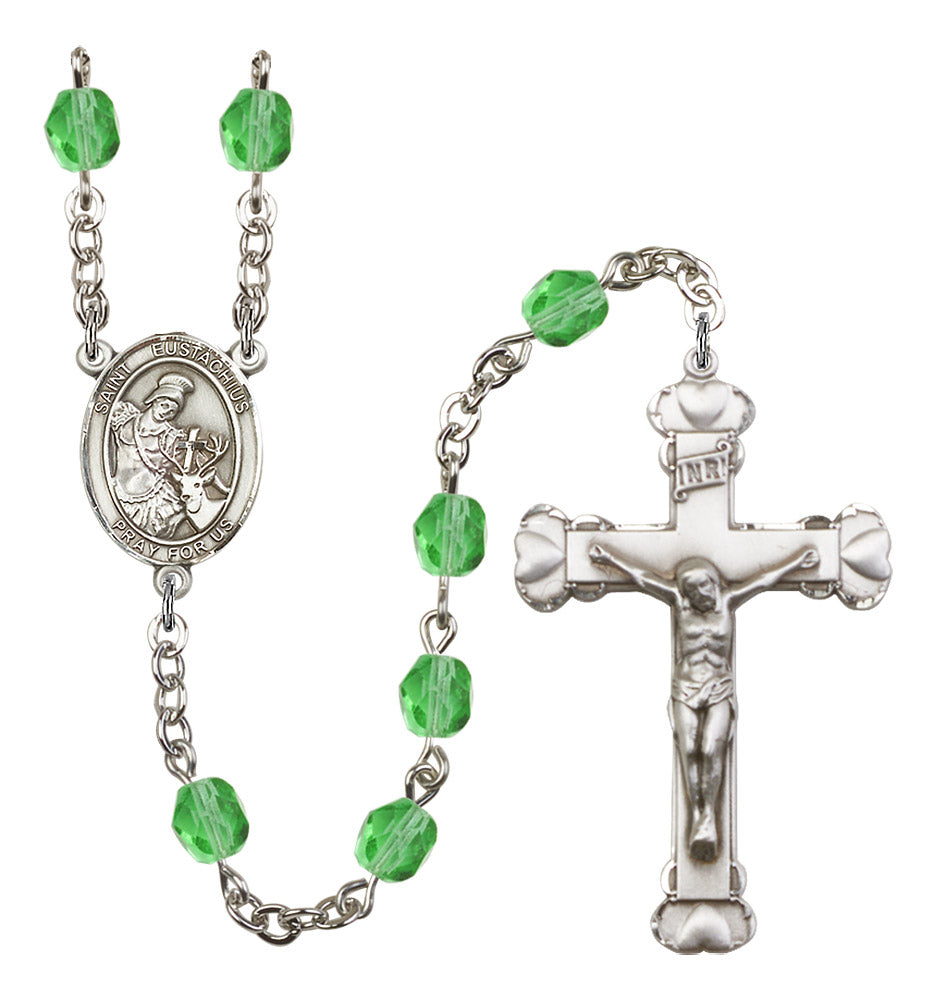 St. Eustachius Rosary - 6MM Fire Polished Beads (8356SS)