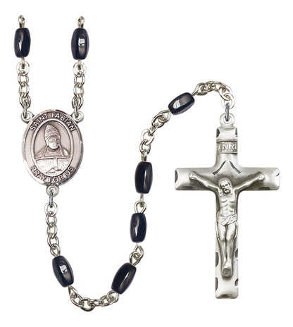 St. Fabian Rosary - 6 Bead Options (8427SS)