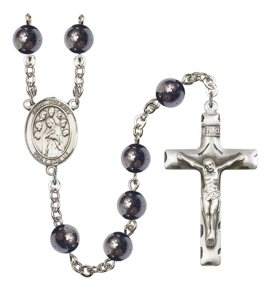 St. Felicity Rosary - 6 Bead Options (8341SS)